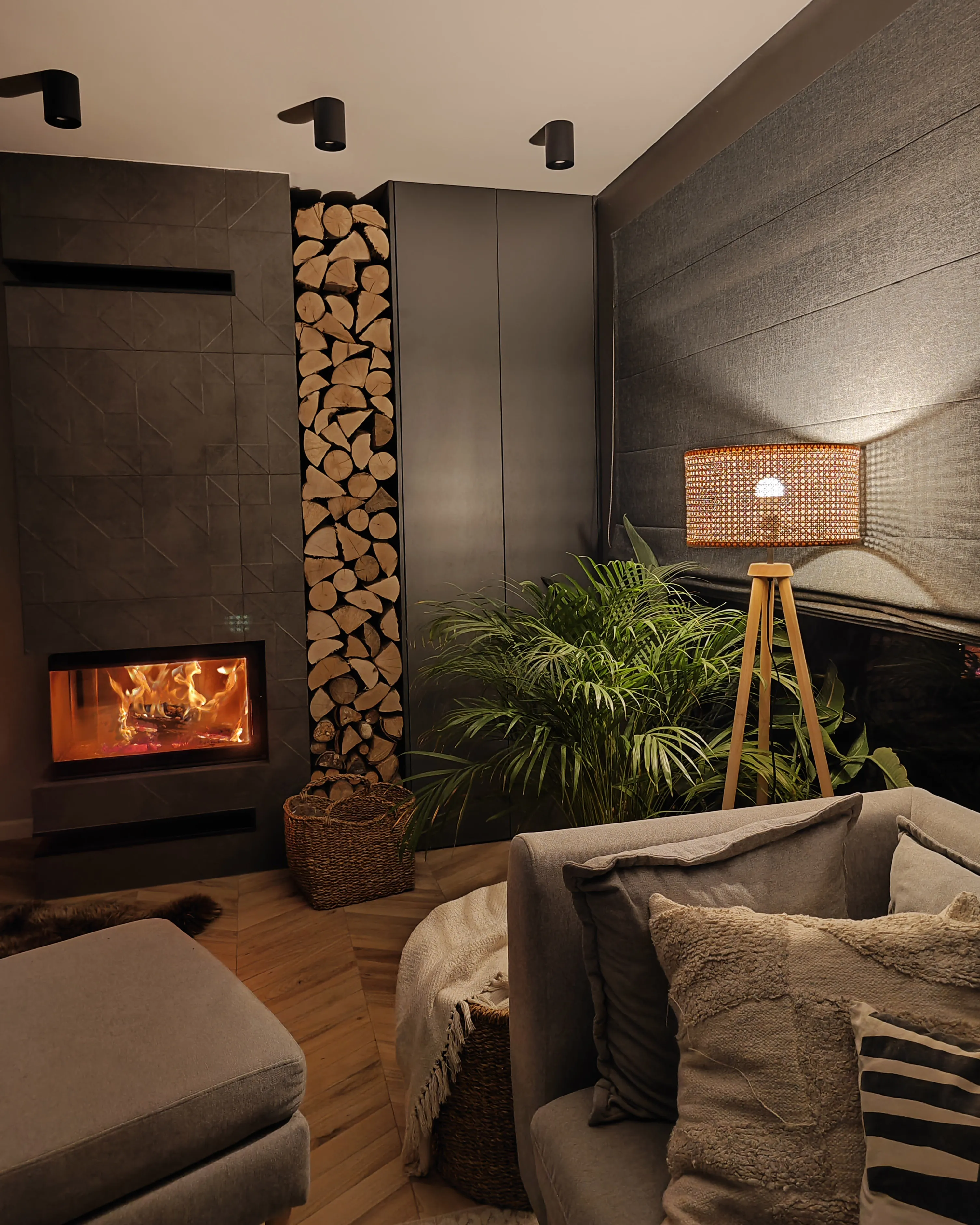 Staande lamp PENTON Rotan Natuurlijk