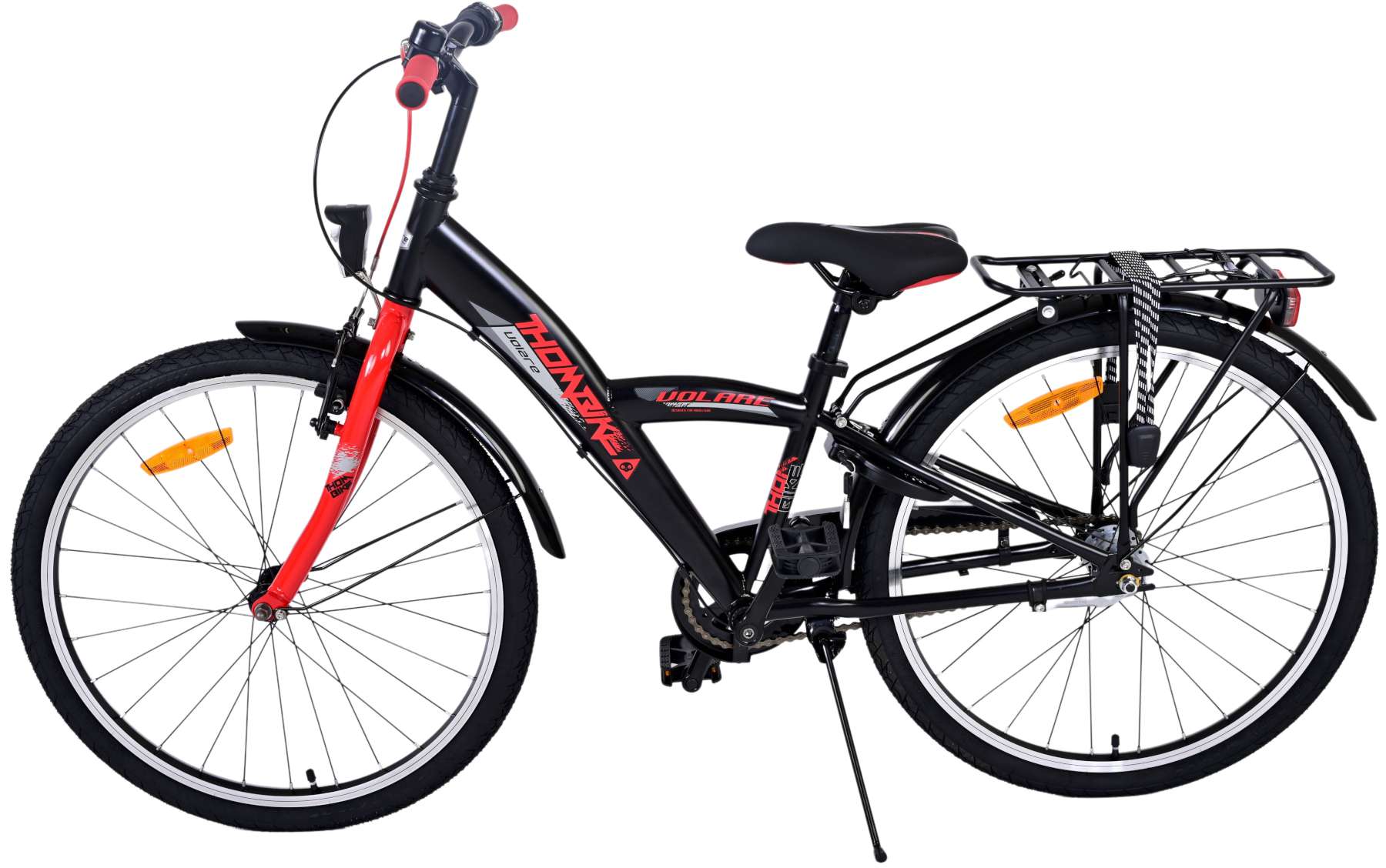 TPFSports Thombike Kinderfahrrad - Jungen - 24 Zoll - Rücktritt + Handbremse - 3 Gänge - Blau