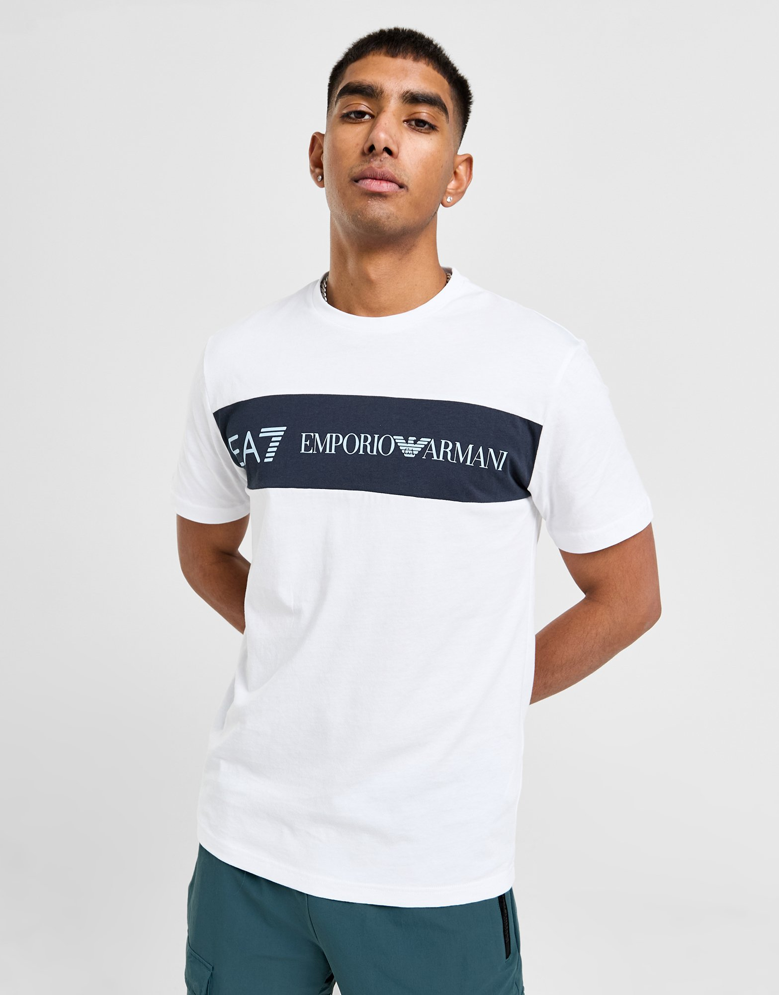 Emporio Armani EA7 T-shirt Colour Block Homme