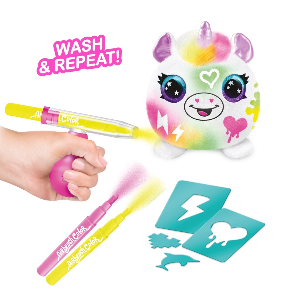 Airbrush Plüsch-Überraschungspackung in Neon-Minigröße, Sortiment