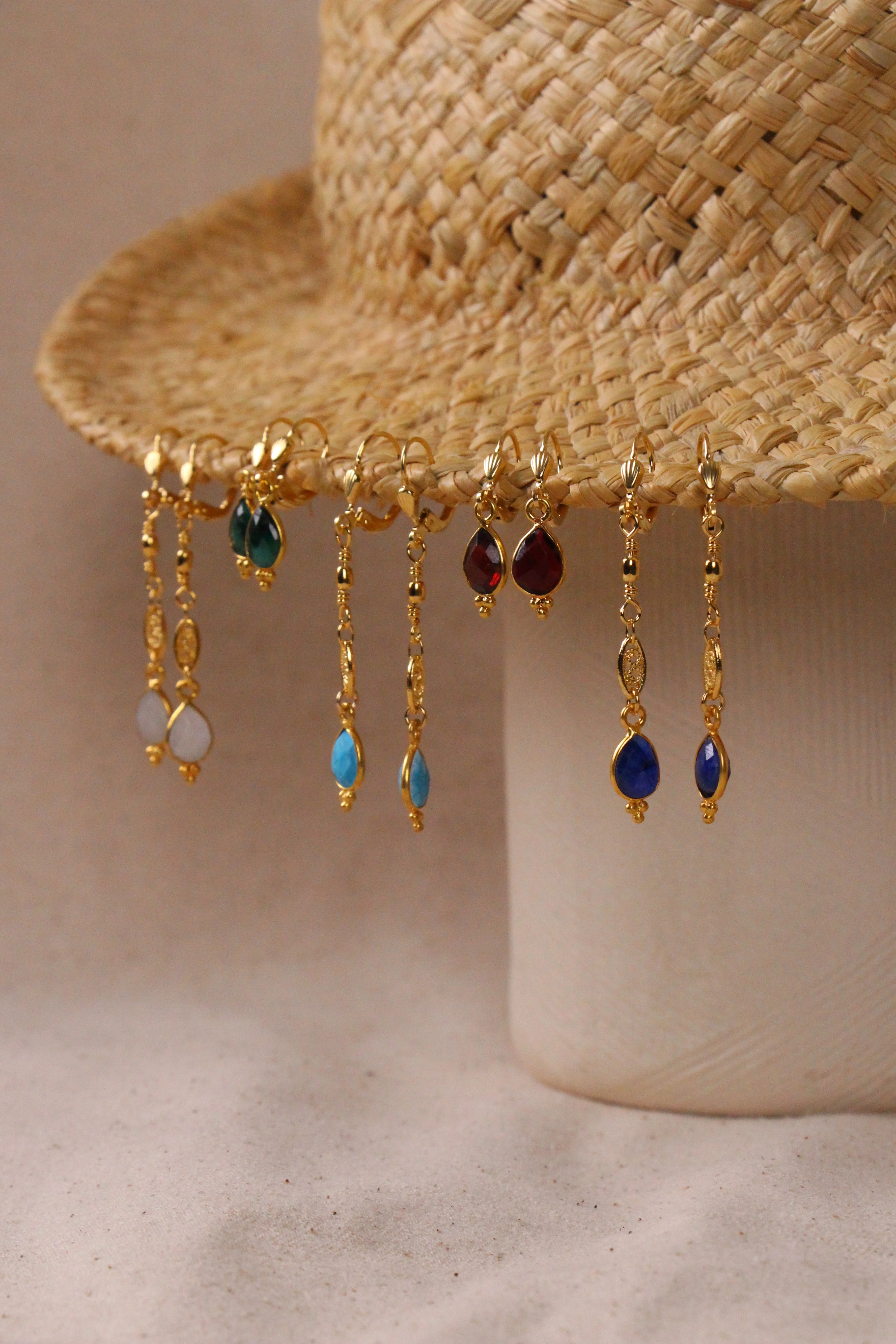 THALIA - Boucles longues | Bleu