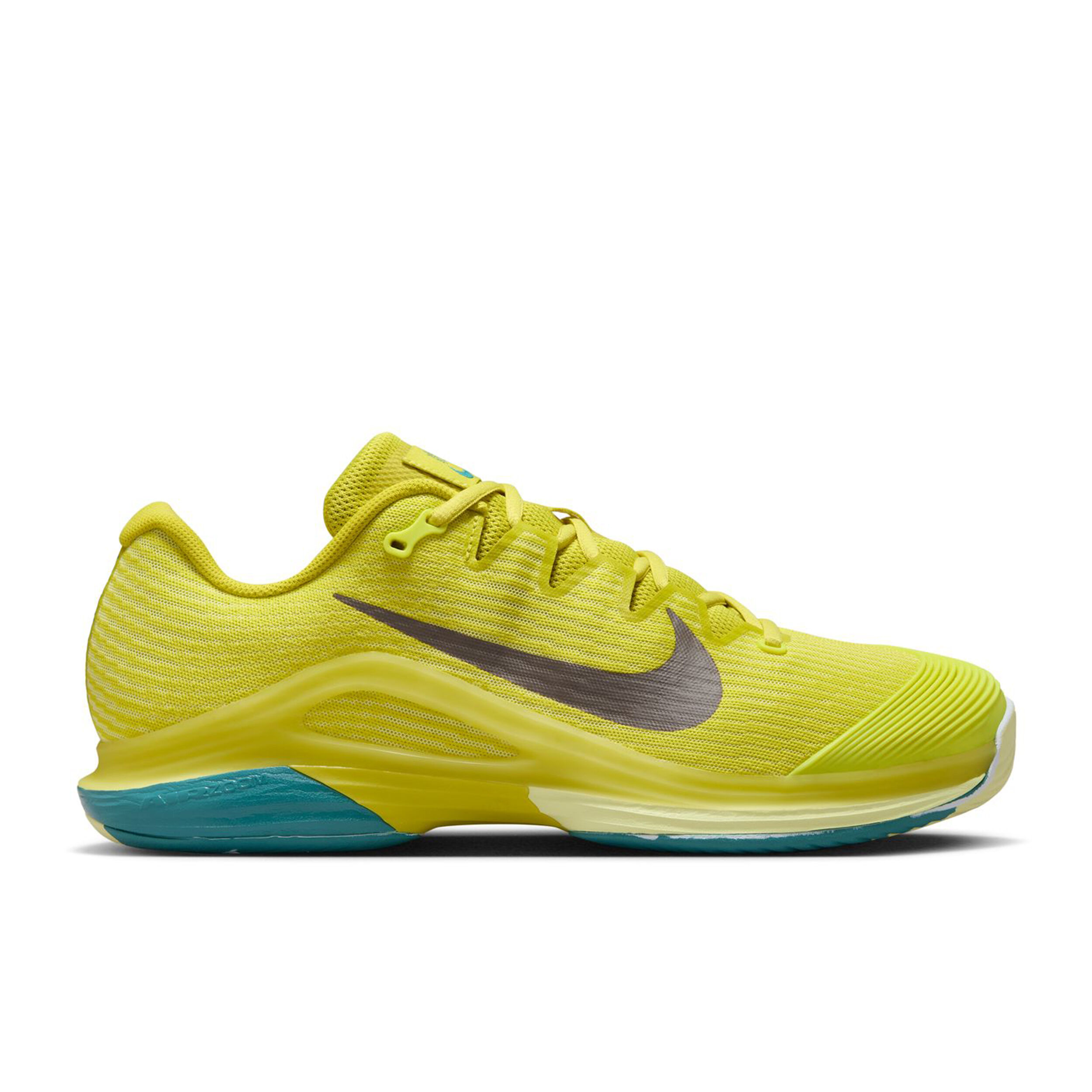 Nike Vapor 12 PRM Chaussures Toutes Surfaces Hommes - Jaune Citron , Turquoise