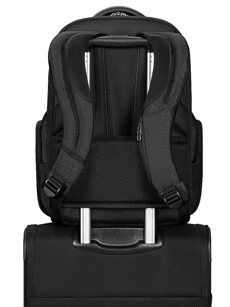 SAMSONITE Rucksack PRO-DLX erweiterbar Black schwarz