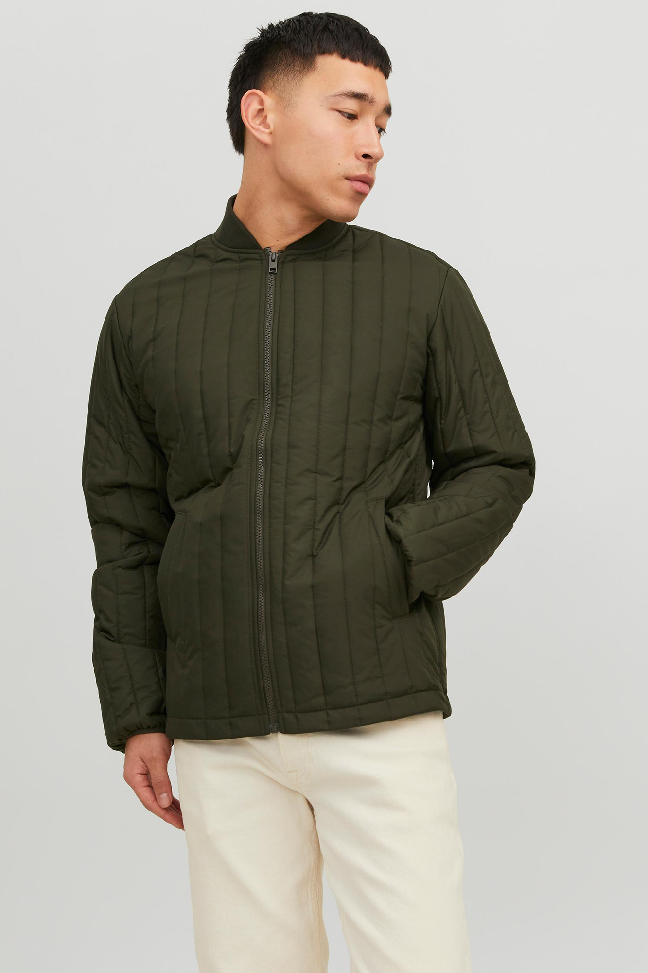 Jaqueta bomber acolchoada