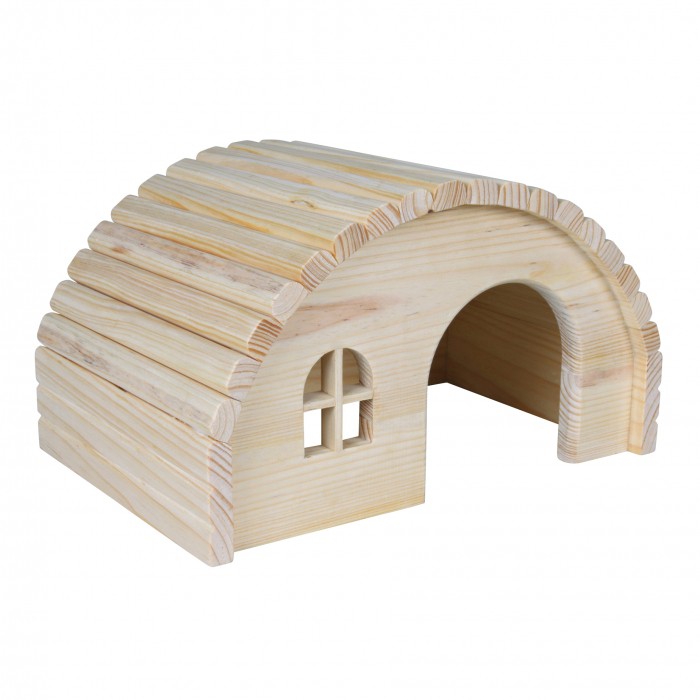 Maison Hobbit en bois