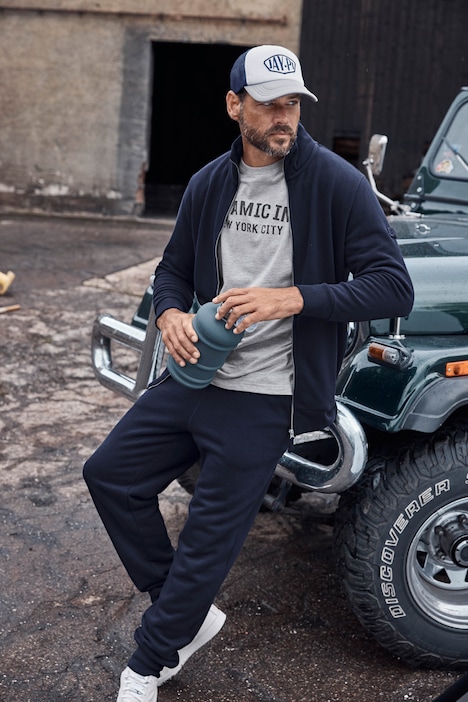 JAY-PI Sweatjacke, Stehkragen, bis 8 XL