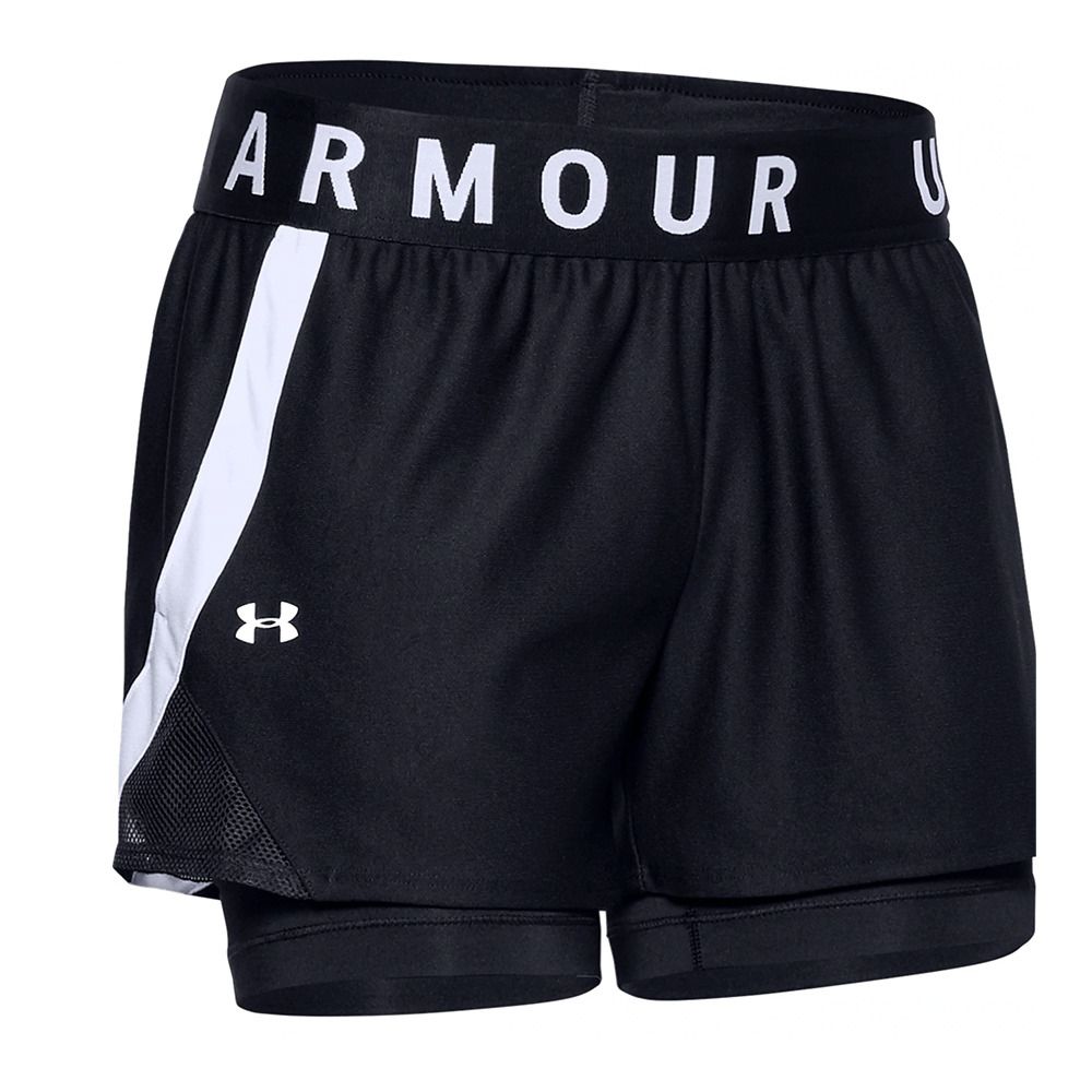 Under Armour PLAY UP - Short 2 en 1 Femme noir