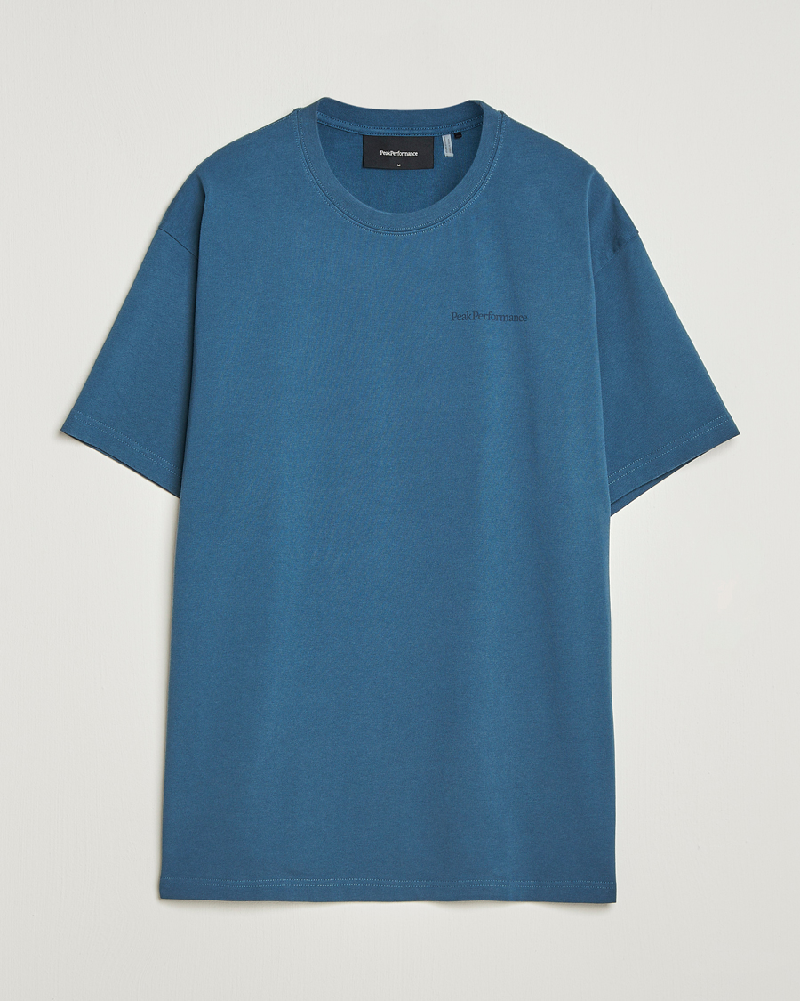 Peak Performance Graphic Crew Neck T-Shirt Mountain Lake