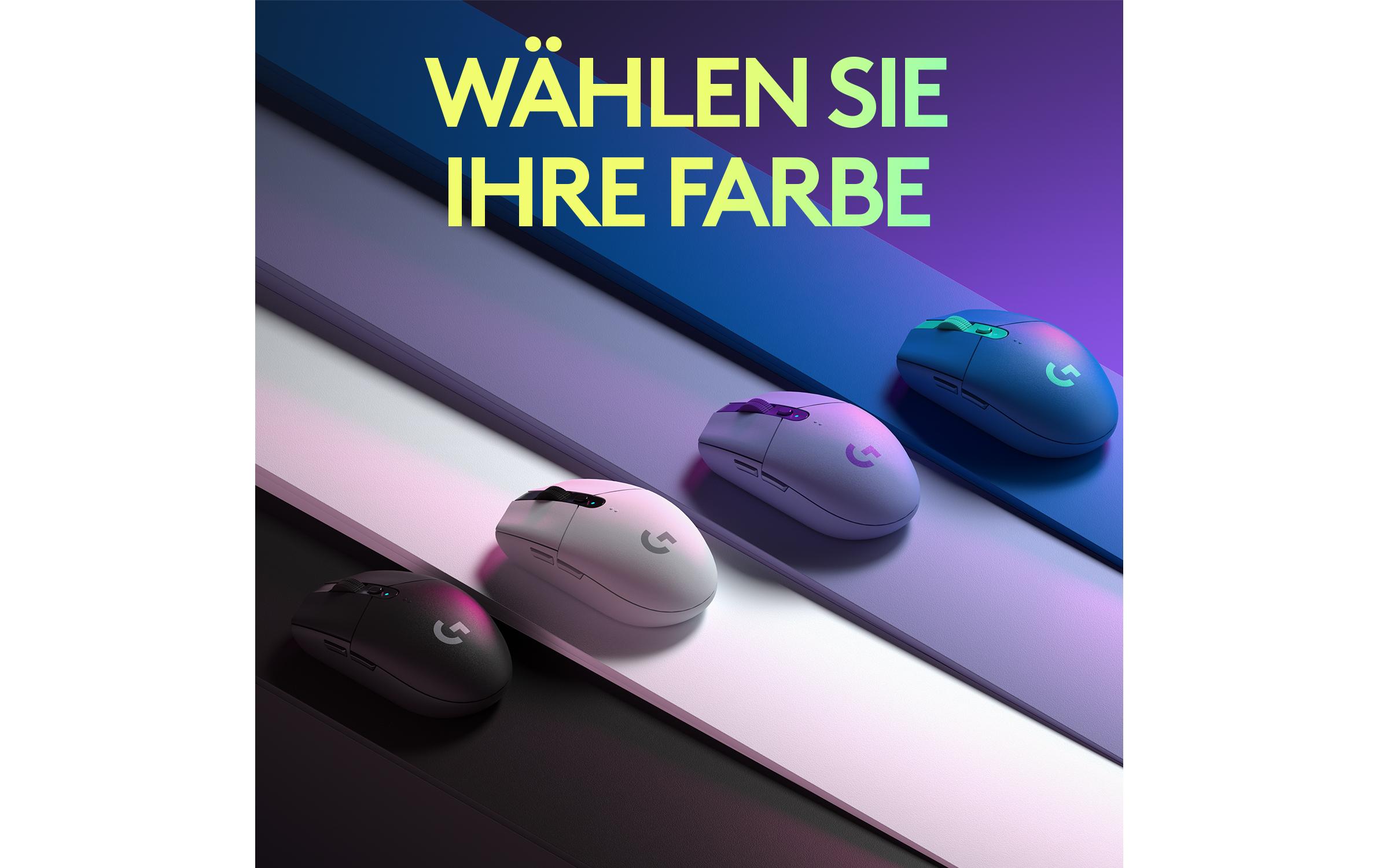 Gaming-Maus G305 LightspeedReaktionsschnelle, ausdauernde Wireless-Gamingmaus