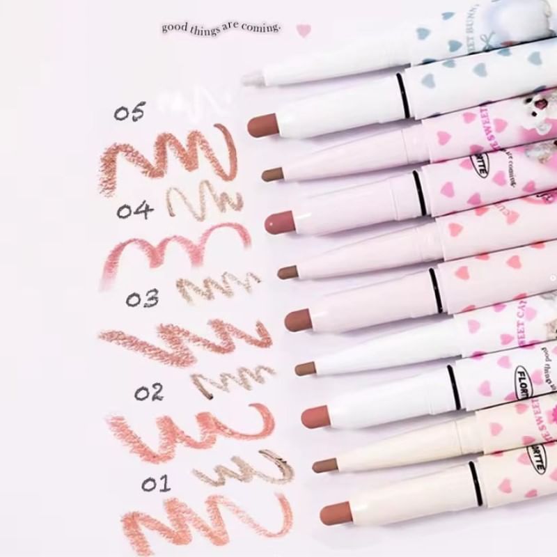 FLORTTE - 2 in 1 lippotlood - 5 kleuren