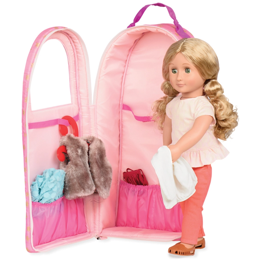 Our Generation Puppen-Tragetasche rosa Mehrfarbig