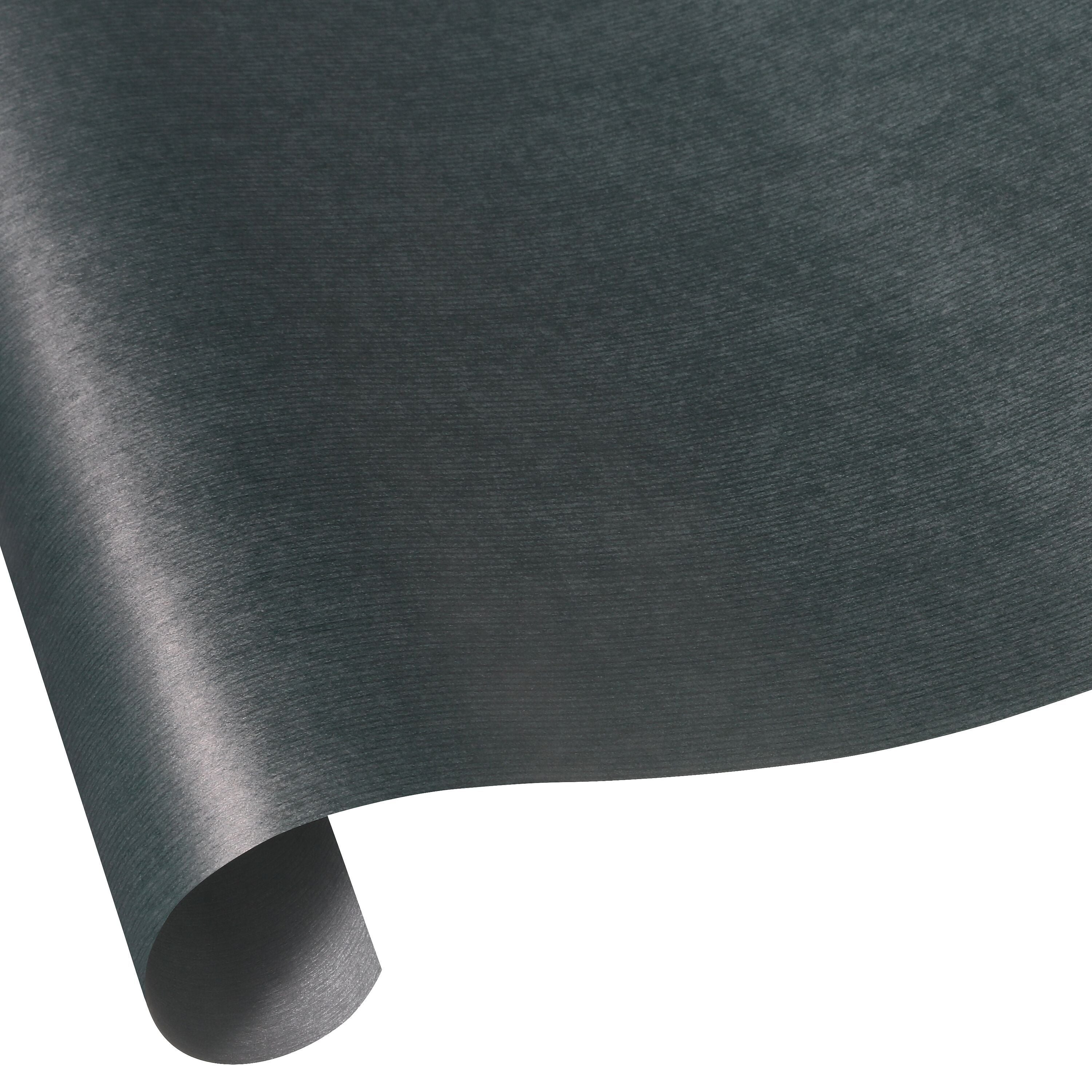 UNI DUPLO Geschenkpapier - Schwarz / B: 70 cm x TL 200 cm