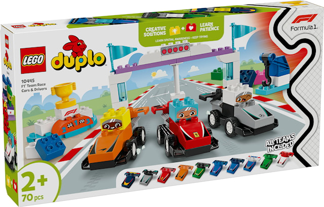 F1® Team med racerbiler og sjåfører LEGO® DUPLO® Town (10445)