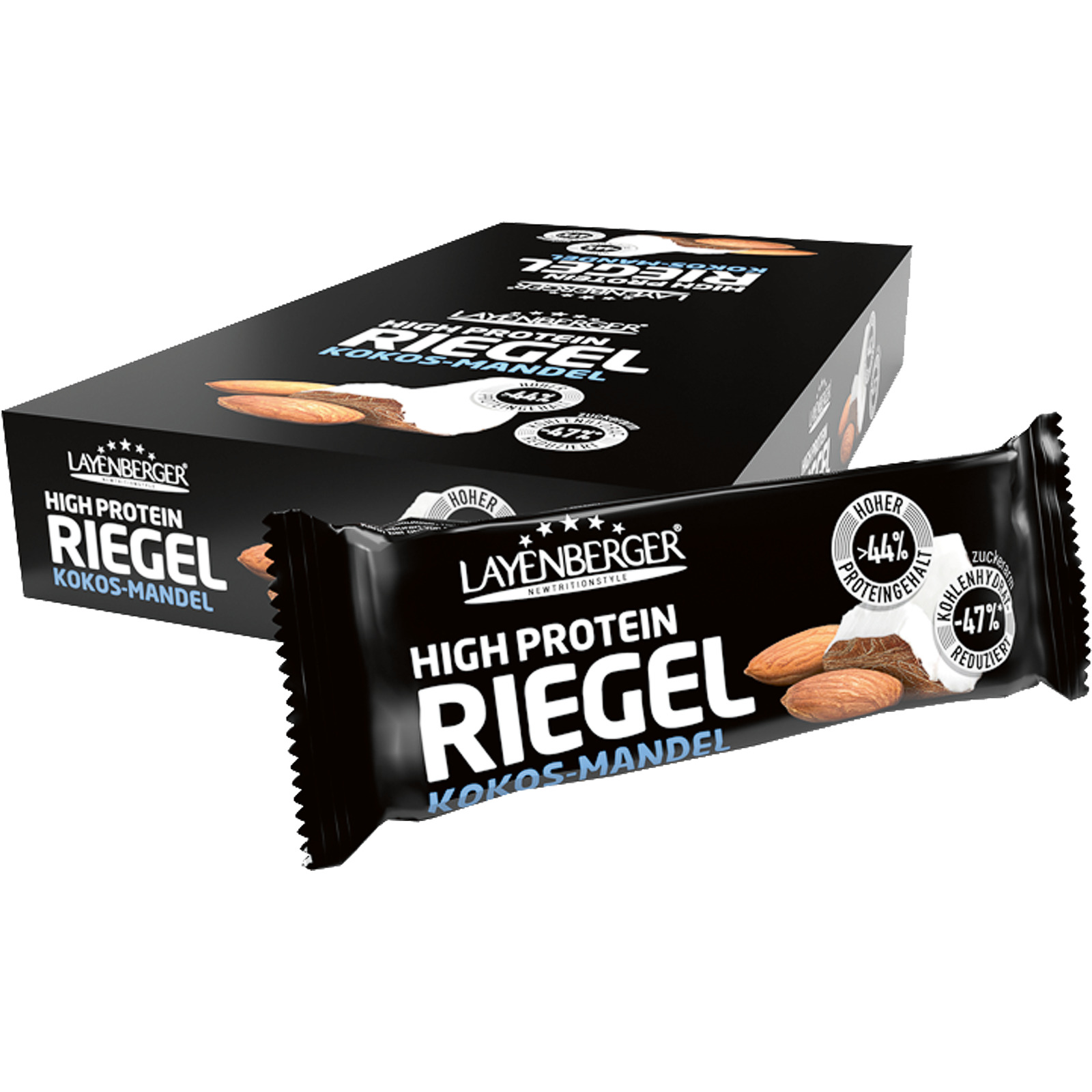Layenberger Protein-Riegel Kokos-Mandel 18 x 35 g