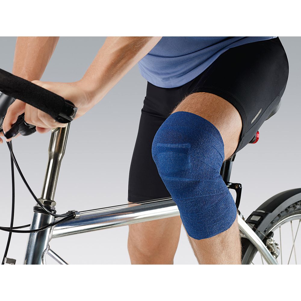 Peha-haft® Color latexfrei Fixierbinde blau 8 cm x 21 m blau