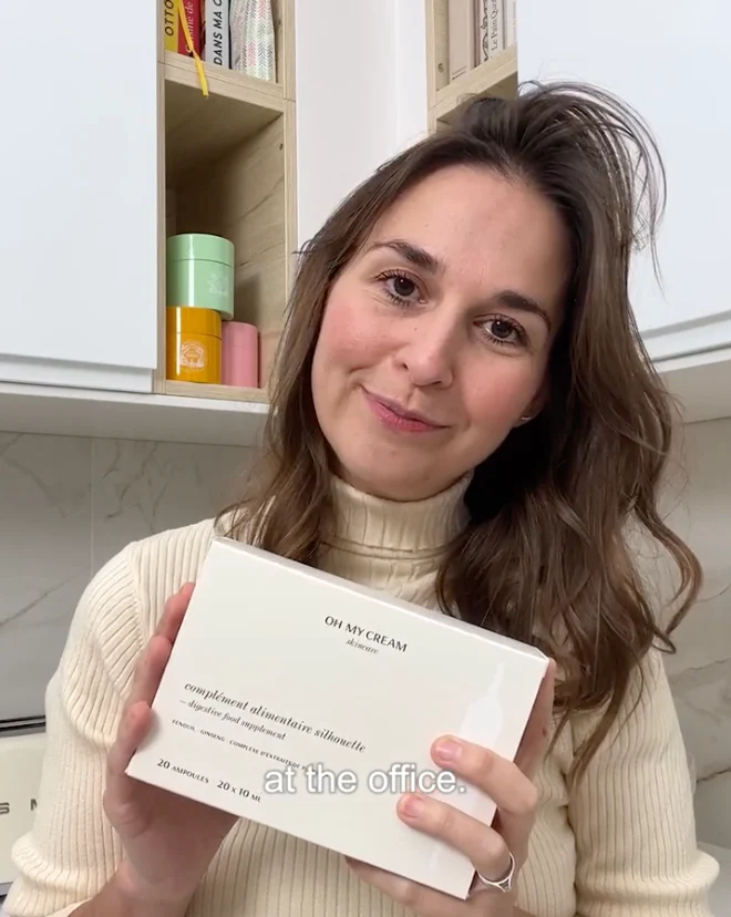 Oh My Cream Skincare Complément Alimentaire Silhouette