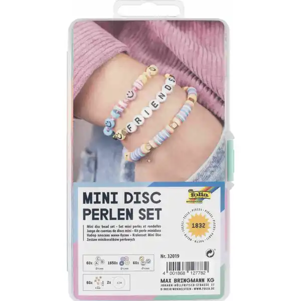 Mini Disc Perlen Set