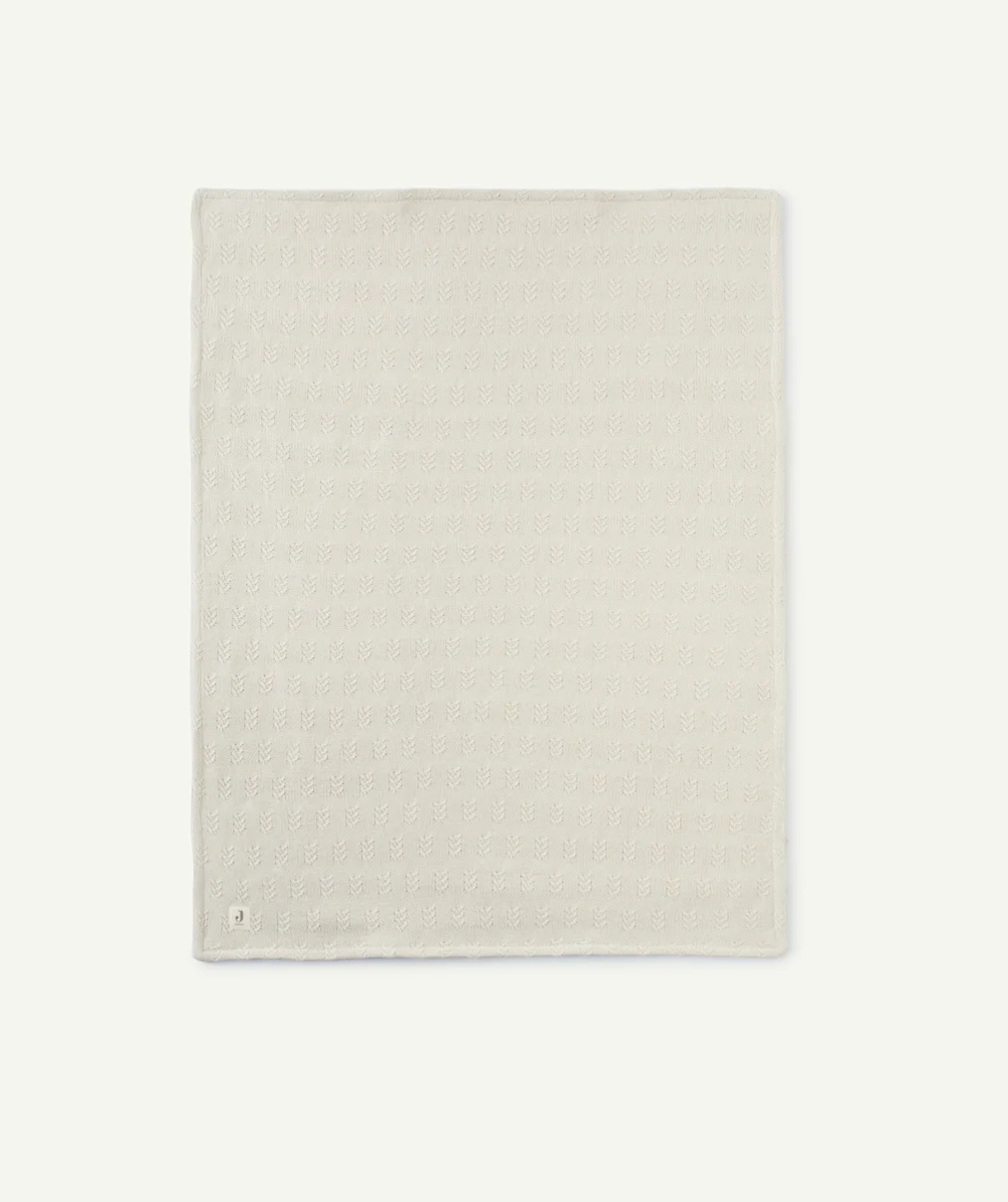 JOLLEINCOUVERTURE BERCEAU 75x100CM ÉCRU