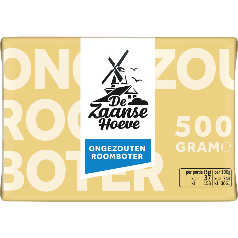 De Zaanse Hoeve Ongezouten roomboter