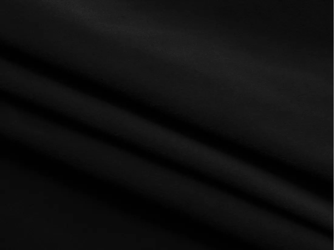 Canapé d'angle panoramique convertible en velours - noir - MALIE