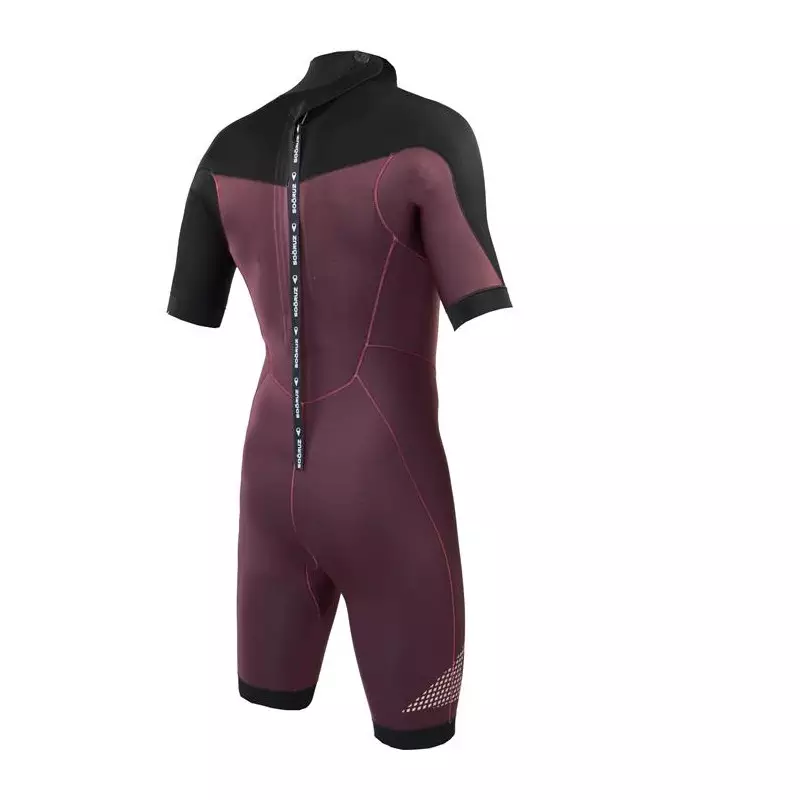 Combinaison shorty SOORUZ Fighter 2/2 Backzip Wine