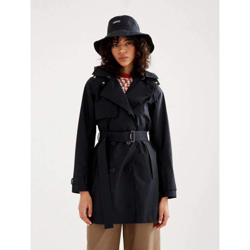 Trench court Gore-Tex® à capuche - Veste imperméable femme