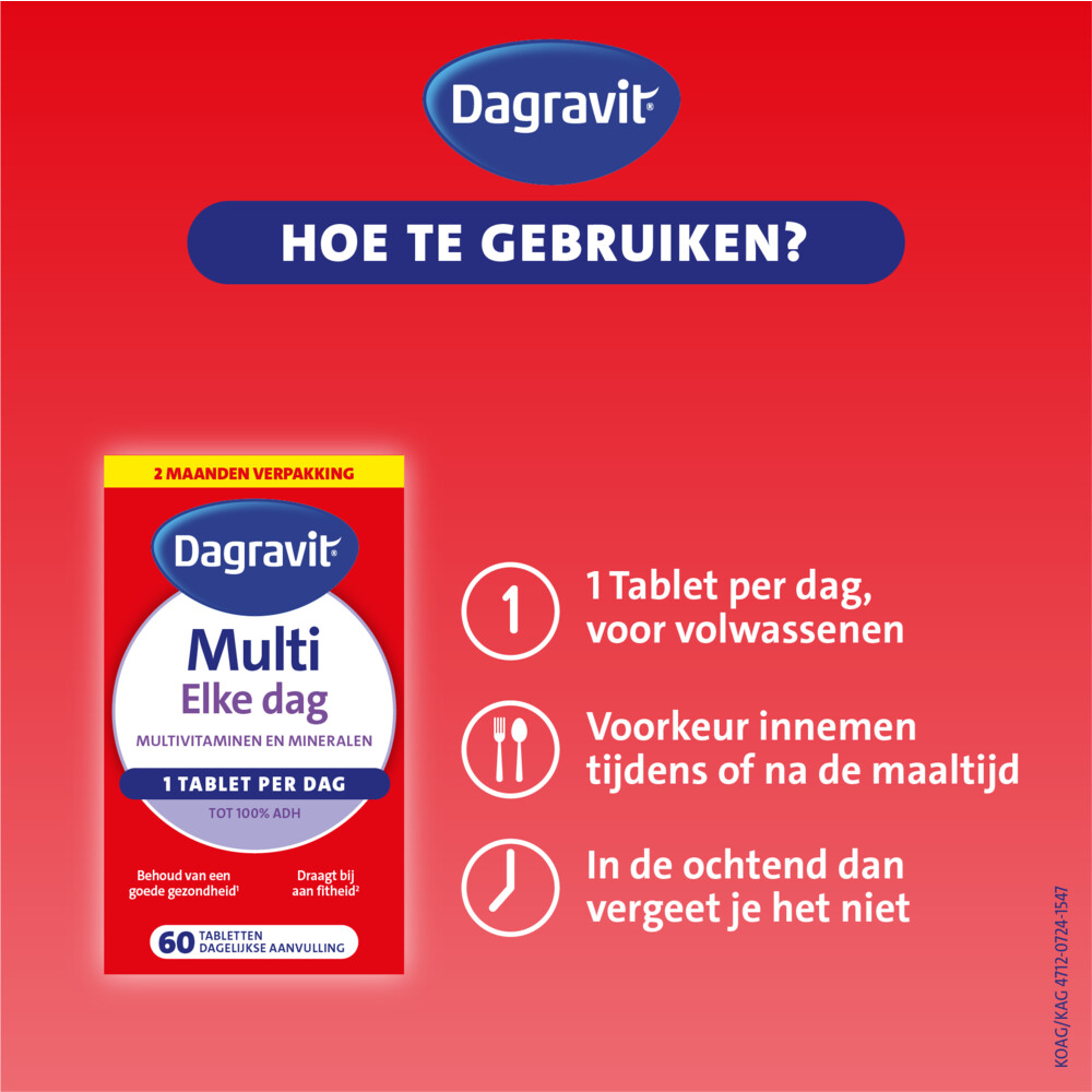Dagravit Multi Elke Dag 60 tabletten