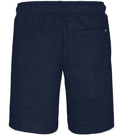 Tommy Hilfiger Sweatshorts - Flagge Hilfiger - Dark Nacht Navy