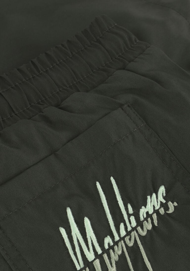 MALELIONS donkergroene malelions  split swim shorts