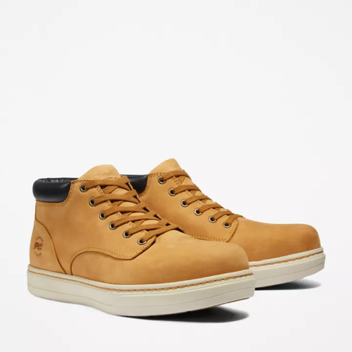 Bottines chukkas professionnelles à embout en acier Disruptor Timberland PRO pour homme en jaune