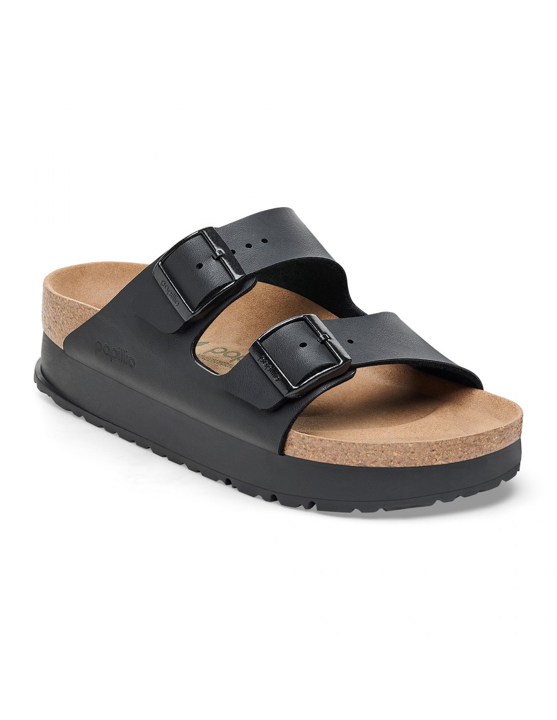 birkenstock Mules Femme Arizona Platform Flex Bf Black Vegan