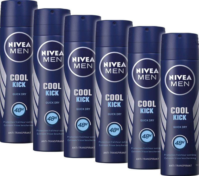 Nivea Men - Cool Kick - Deodorant Spray - 150ml - Alcoholvrij