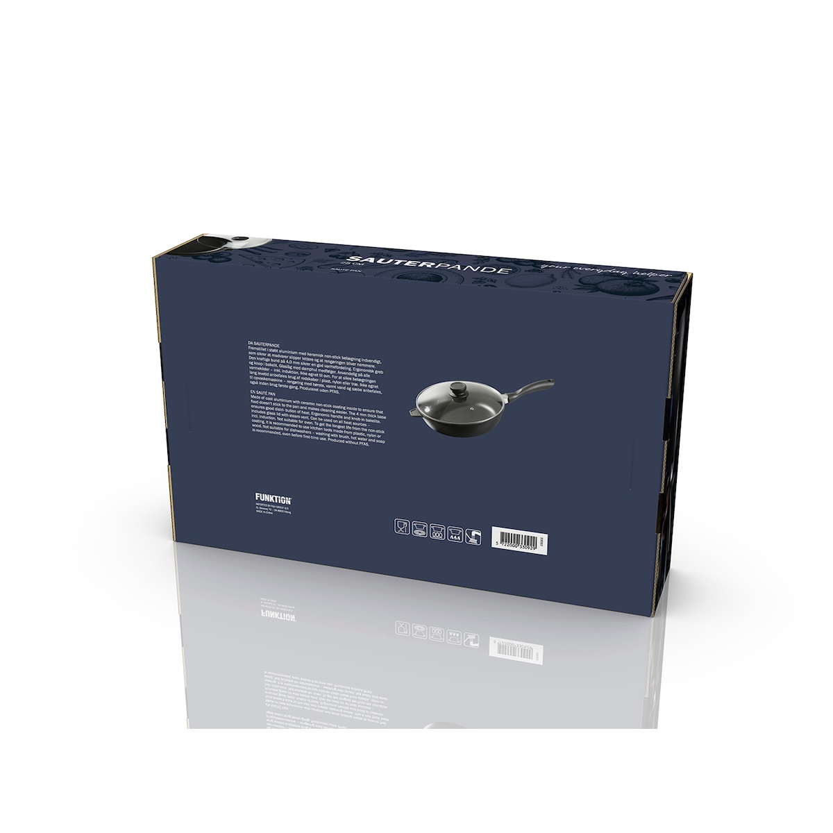 Funktion Sautépanne keramisk non-stick