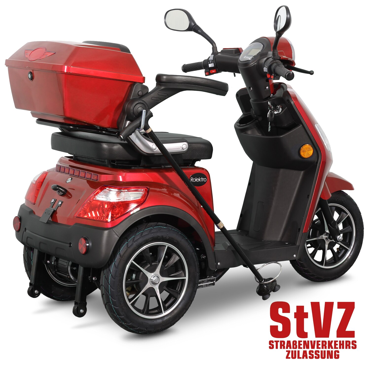 Rolektro Elektromobil E-Trike 15 V.2, rot