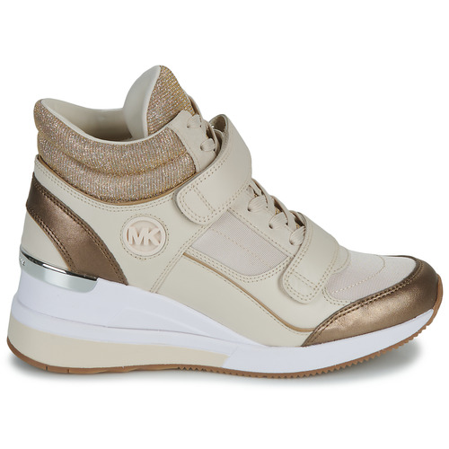 MICHAEL Michael Kors - GENTRY HIGH TOP Beige / Oro
