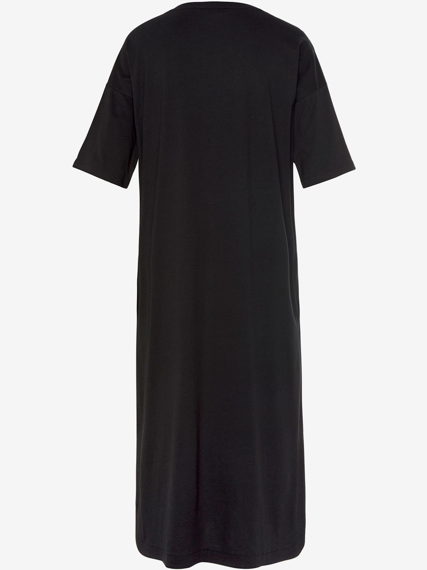 Chemise de nuit longueur midi avec détails imprimés