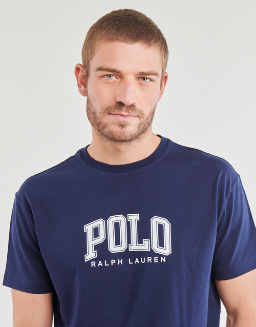Polo Ralph Lauren - T-SHIRT AJUSTE EN COTON SERIGRAPHIE POLO RALPH LAUREN Marino /cruise / Navy