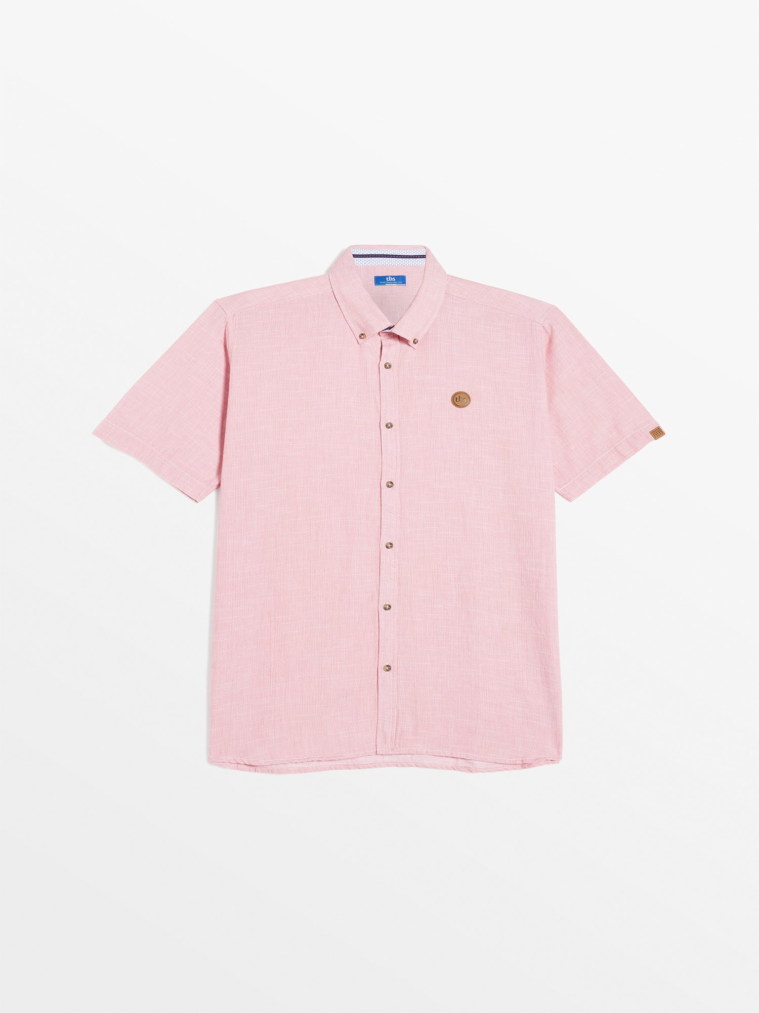 Chemise Homme Légère Coton Rose