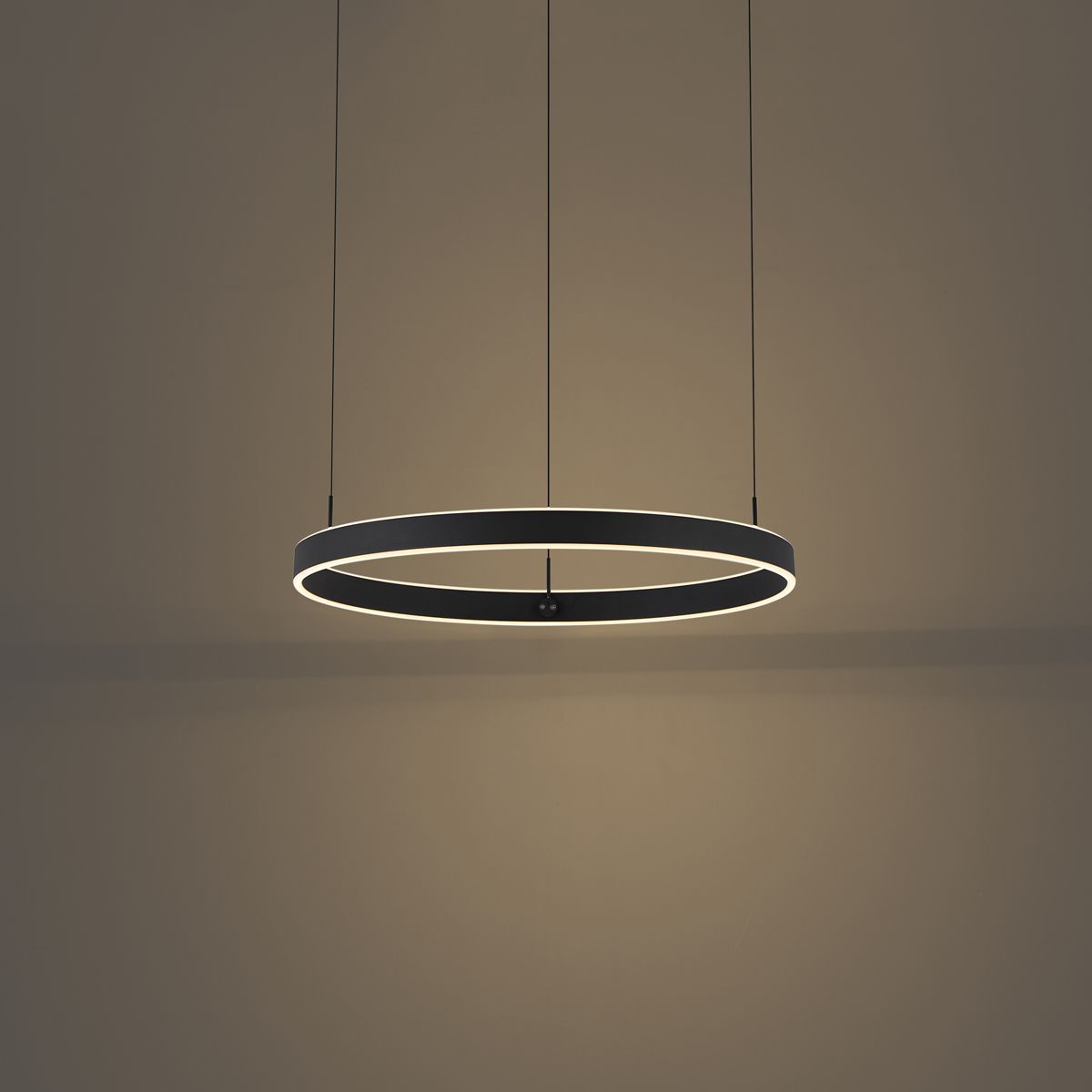 Design hanglamp zwart 3-staps dimbaar easylift - Titmus