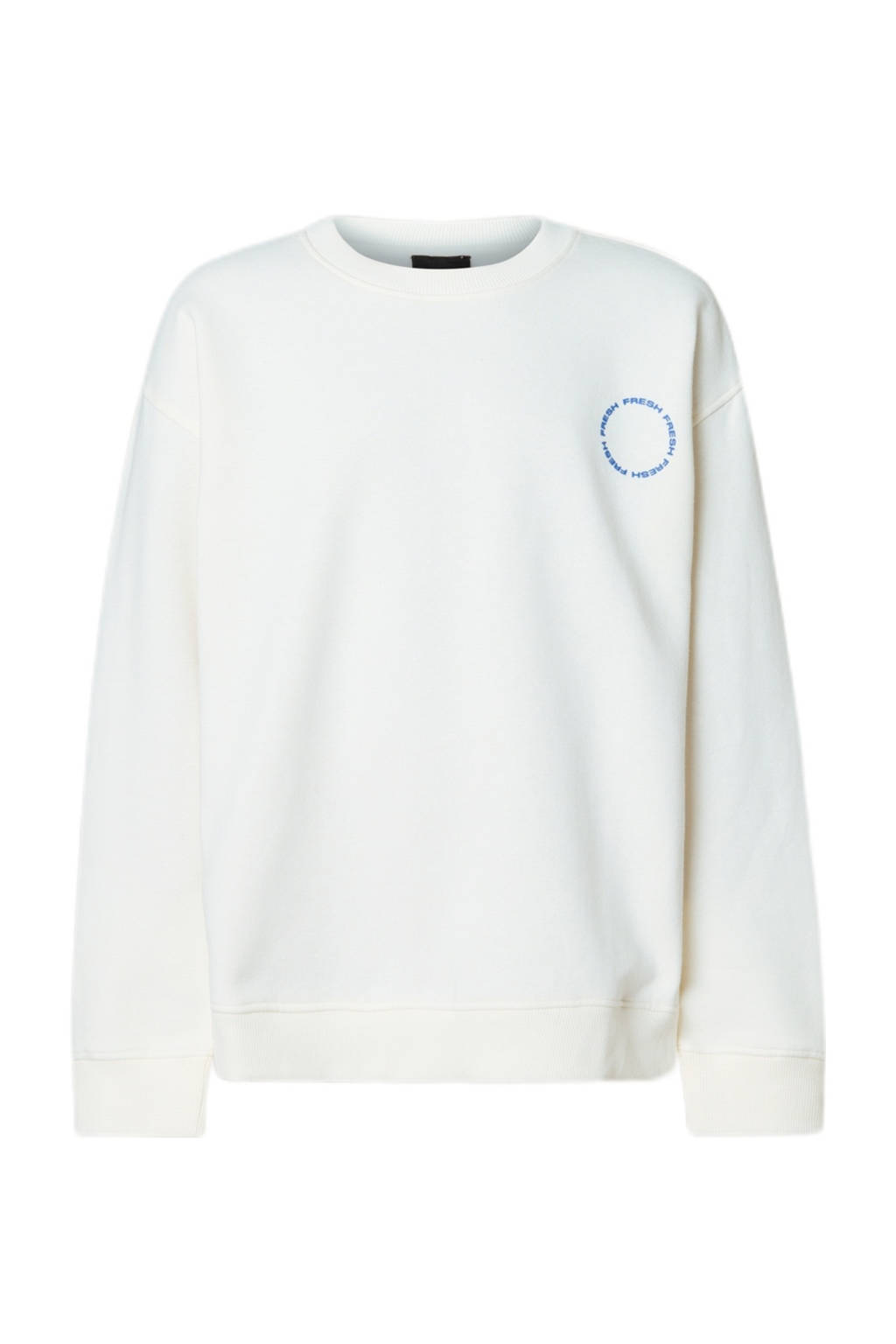 Shoeby sweater met backprint wit