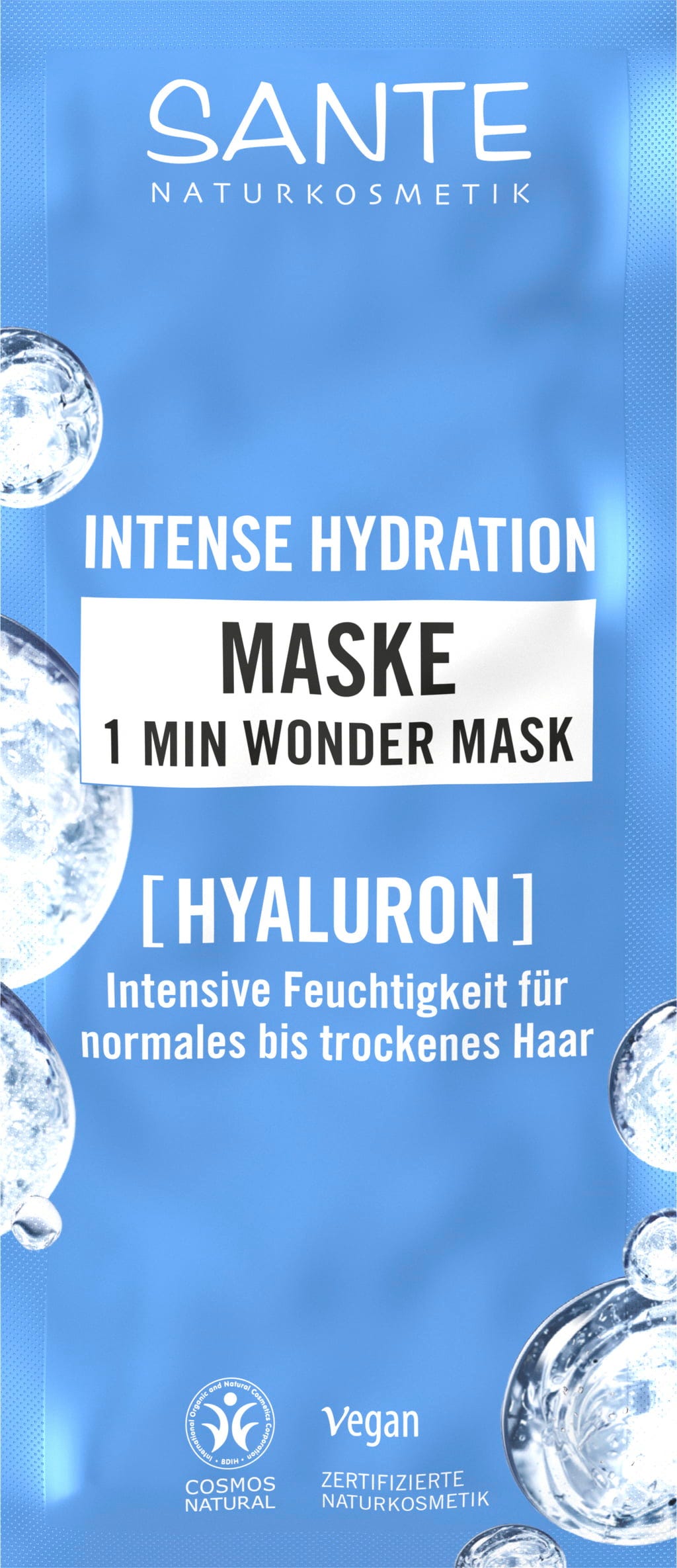 Santé naturally.  Intense Hydration 1 Min Wonder Mask, 20 g