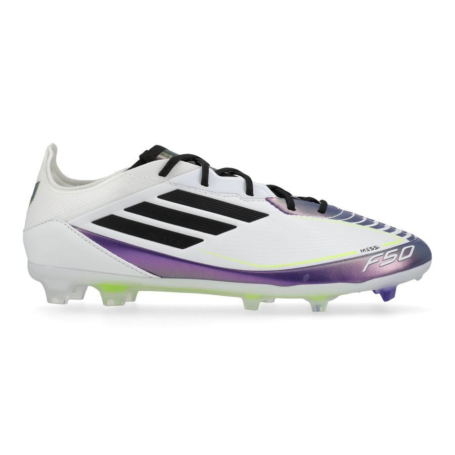adidas F50 Messi Pro FG Triunfo Estelar - Blanc/Noir/Violet Enfant