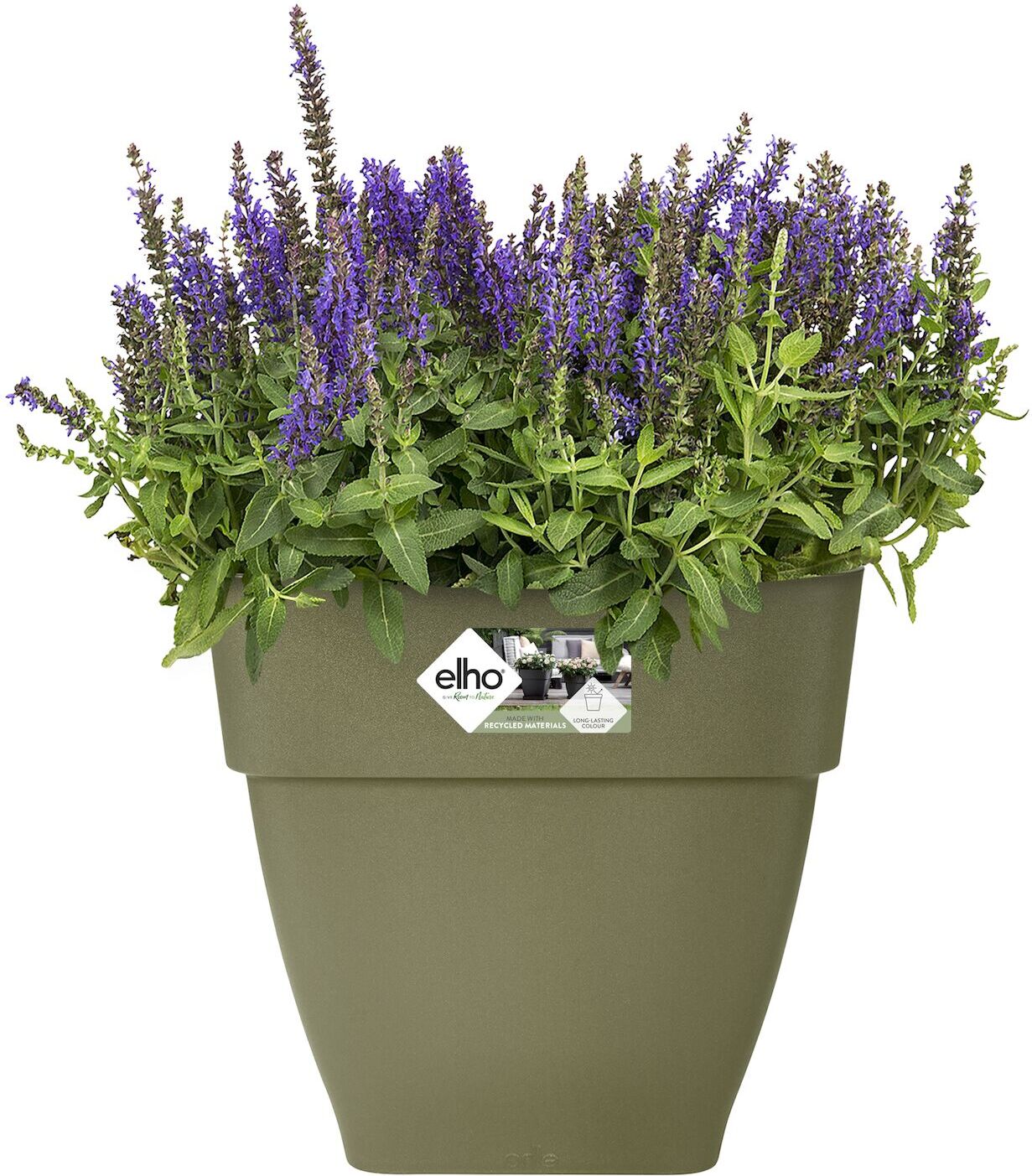 Elho bloempot Vibia groen 36 x 36 x 35 cm