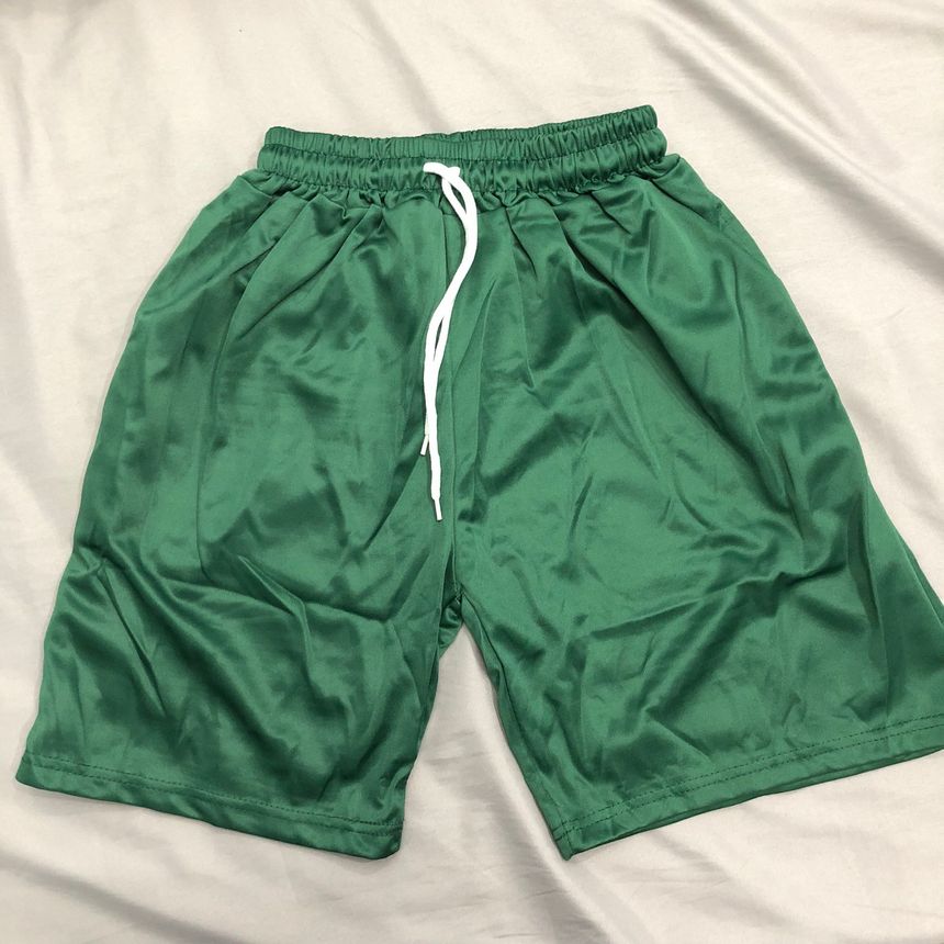 Wescosso - Effen shorts met trekkoord