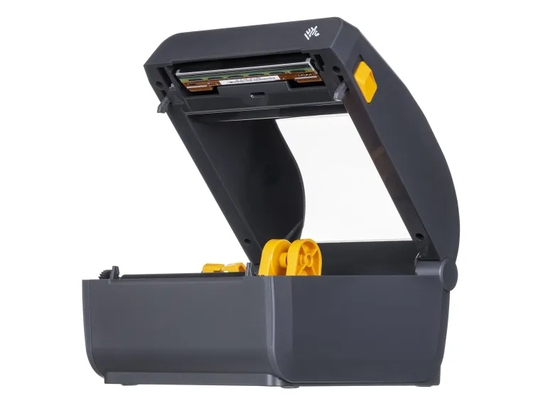 Zebra ZD421t - Etiketprinter - termo transfer - Rulle (11,2 cm) - 203 dpi - op til 152 mm/sek. - USB 2.0, USB vært - grå