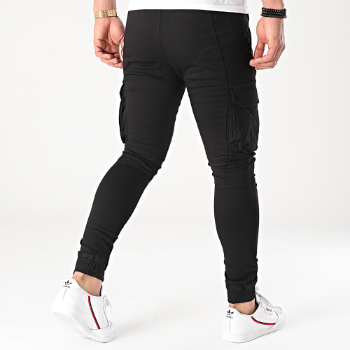 Pantalon Cargo Skinny 536 Noir