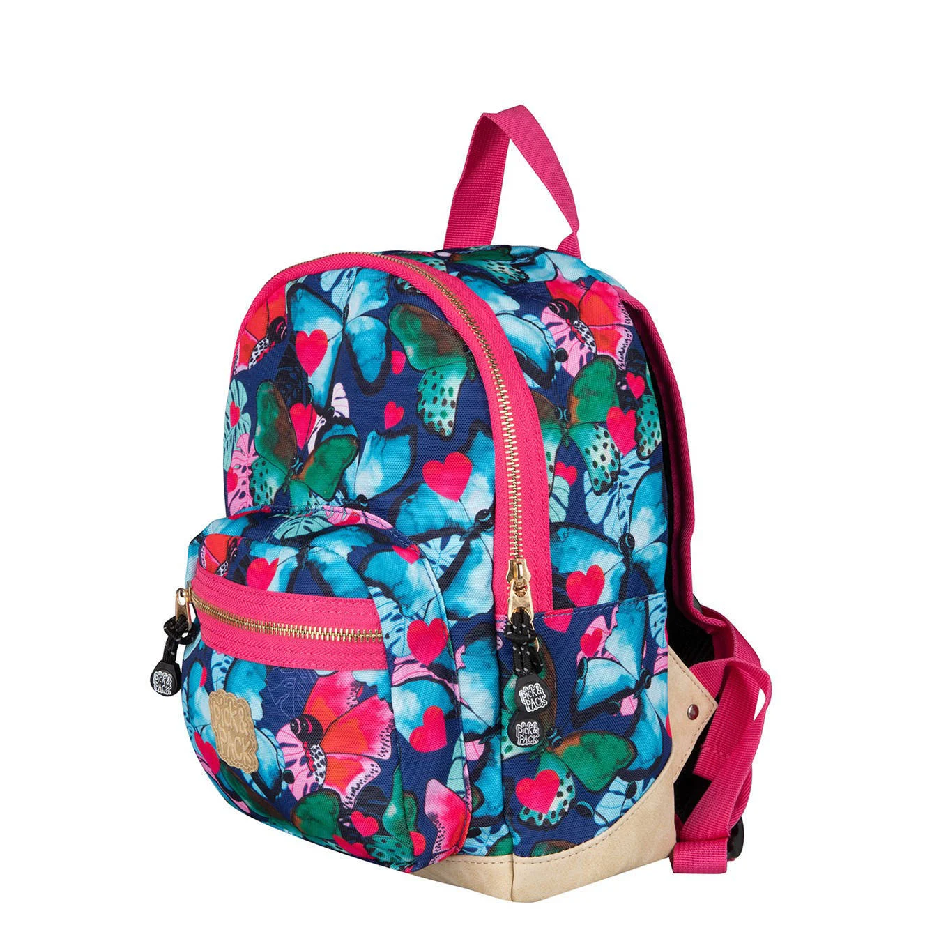Pick & Pack rugzak Beautiful Butterfly S blauw