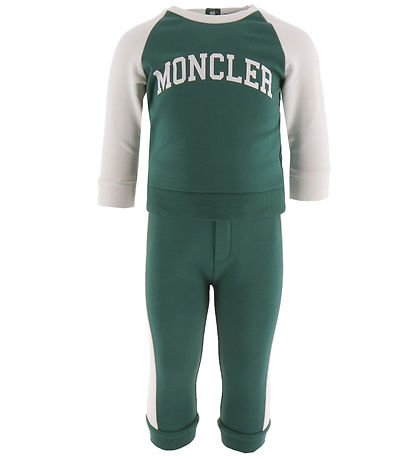 Moncler Sweats?t -  Grøn/Hvid