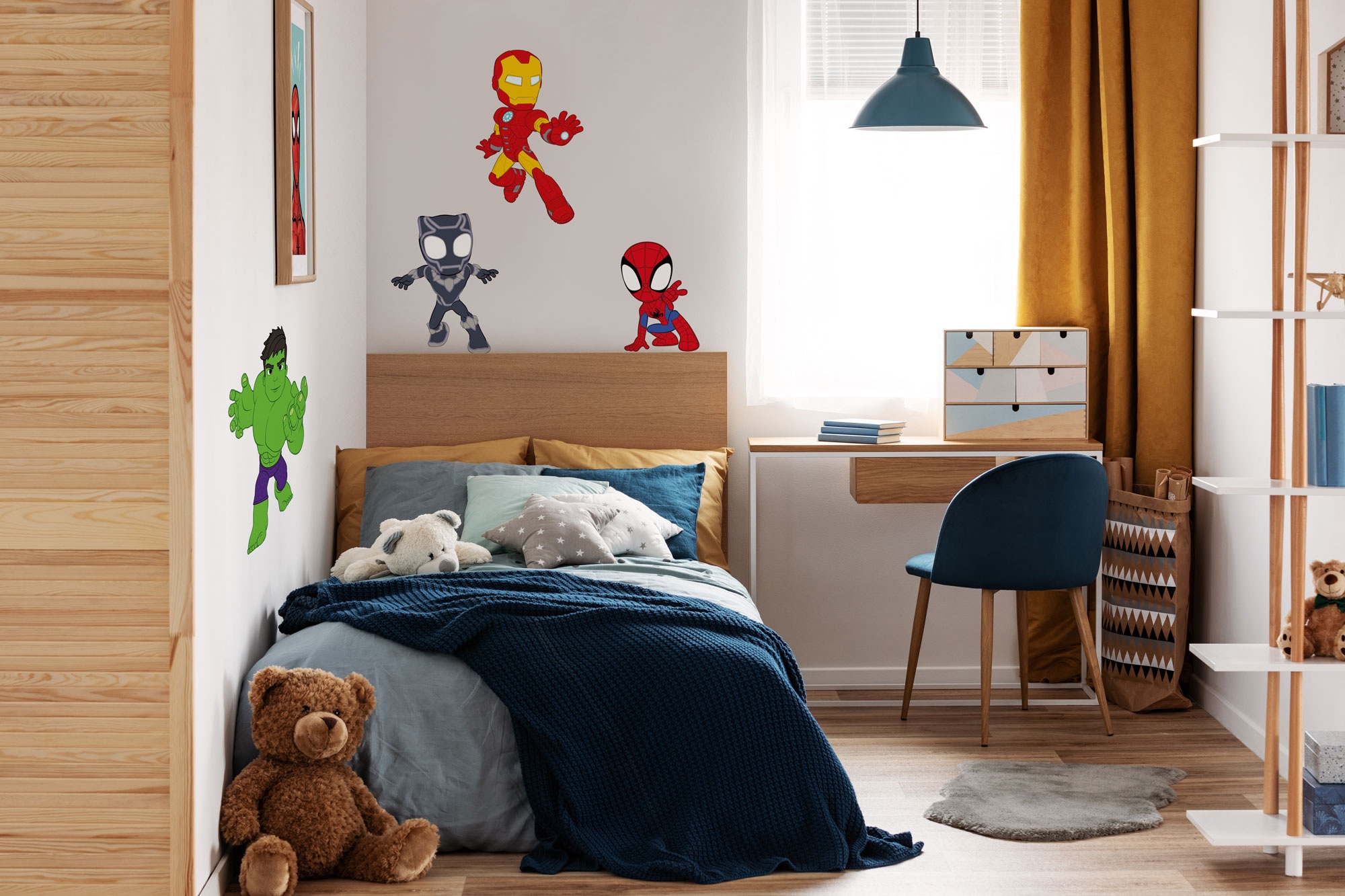 Komar Wandtattoo »Spidey and His Amazing Friends Power Group - Grösse 50 x 70 cm« selbstklebend, Wandsticker, Kinderzimmer