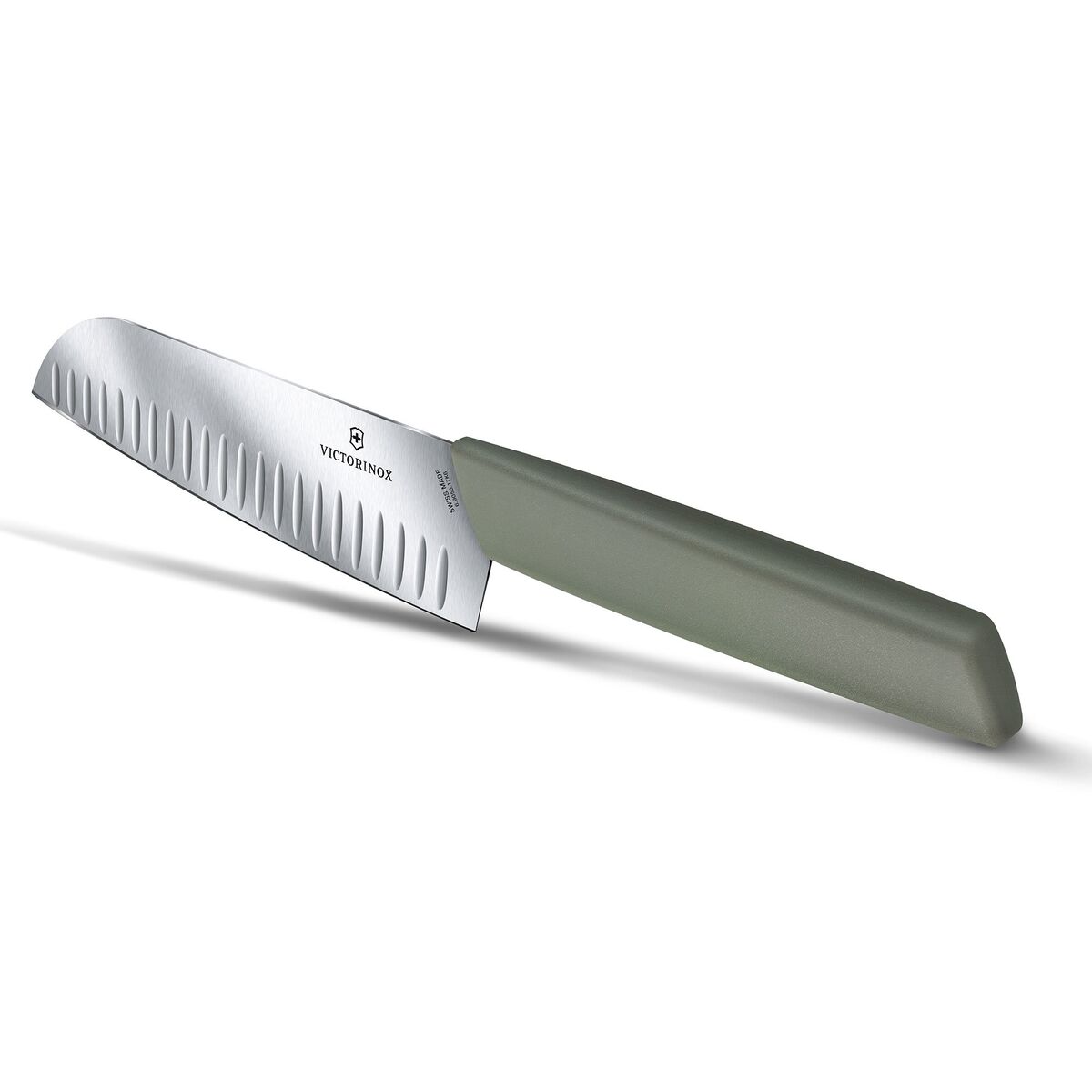 Swiss Modern Santokukniv 17 cm, Oliven